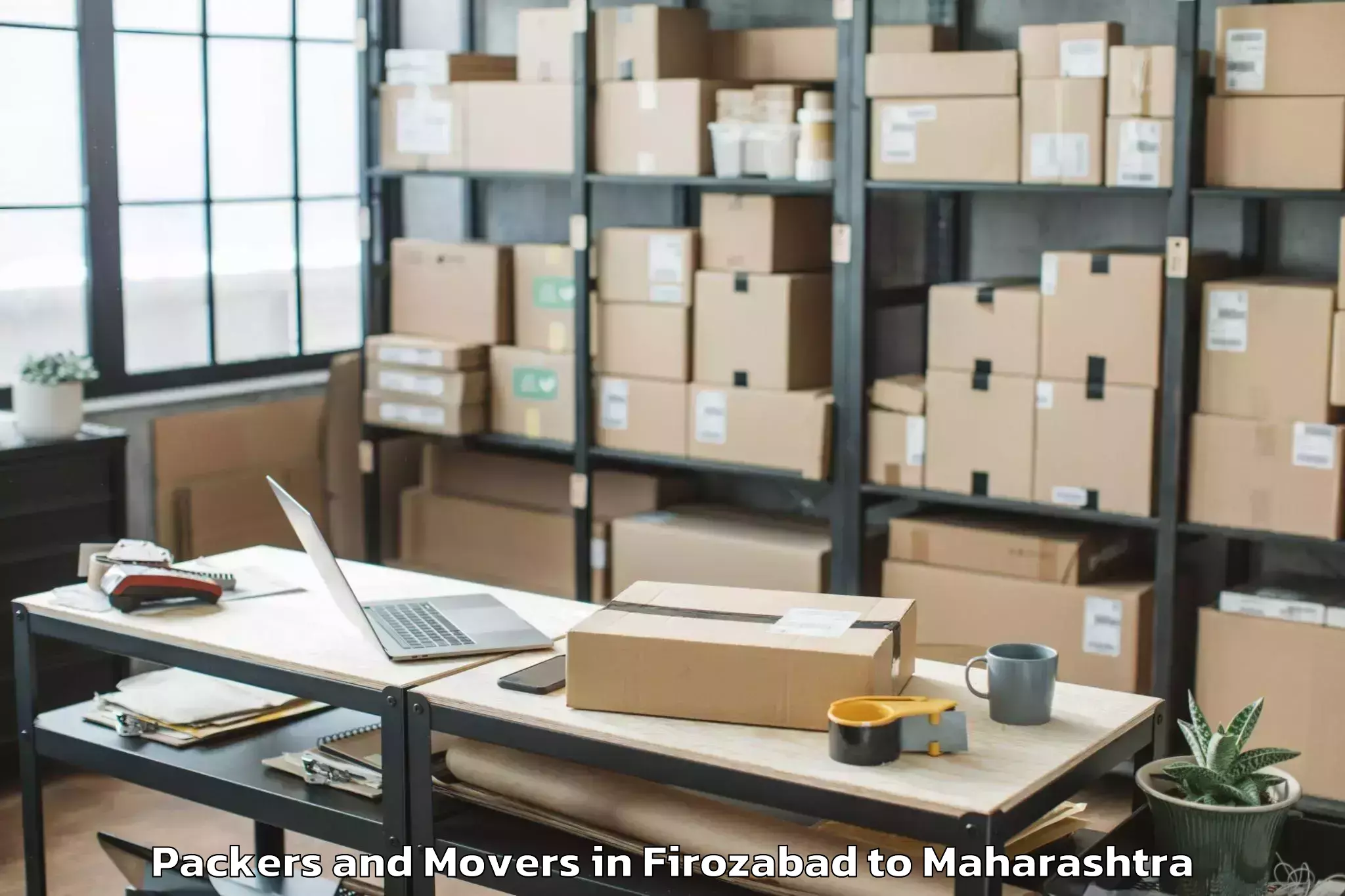 Book Firozabad to Ansing Packers And Movers Online